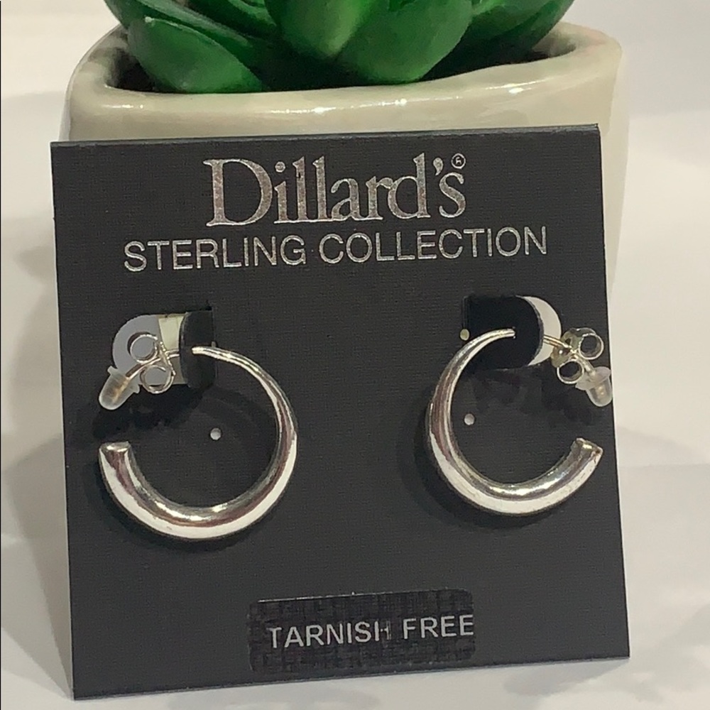 STERLING SILVER Hoop Earrings!